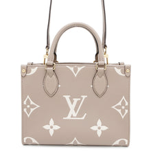 Load image into Gallery viewer, LOUIS VUITTON Onthego Tourterelle claimM45779 Bicolor Monogram Empreinte Leather Monogram Giant Size PM
