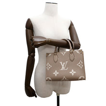 Load image into Gallery viewer, LOUIS VUITTON Onthego Tourterelle claimM45779 Bicolor Monogram Empreinte Leather Monogram Giant Size PM
