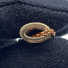 将图像加载到图库查看器中，HERMES Pop Ash Necklace Size Mini Black Lacquer Gold Plated
