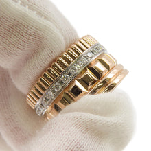 将图像加载到图库查看器中，Boucheron Quatre Radiant Diamond Ring Large Size 55/#15 LargeJRG02484 K18PG K18WG
