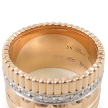 将图像加载到图库查看器中，Boucheron Quatre Radiant Diamond Ring Large Size 55/#15 LargeJRG02484 K18PG K18WG

