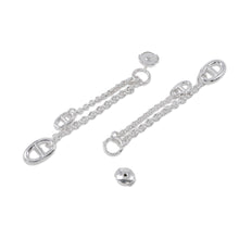 Load image into Gallery viewer, HERMES Chaine d&#39;Ancre New Farandole Earrings Size PM SV925
