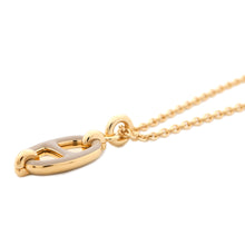 将图像加载到图库查看器中，HERMES Mini Maillon Necklace Size PM Marong rasse Metal Lacquer
