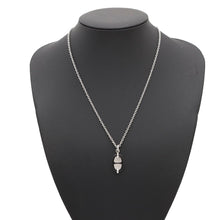 Load image into Gallery viewer, HERMES Mini Maillon Necklace Size PM Black Metal Lacquer
