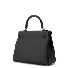 Load image into Gallery viewer, HERMES Kelly Retourne Black Togo Leather Size 25
