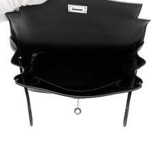 Load image into Gallery viewer, HERMES Kelly Retourne Black Togo Leather Size 25
