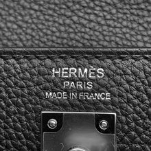 Load image into Gallery viewer, HERMES Kelly Retourne Black Togo Leather Size 25
