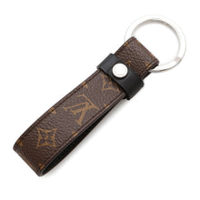 将图像加载到图库查看器中，LOUIS VUITTON Keychain・LVDragonne BrownM62709 Monogram Calf Leather
