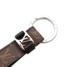 将图像加载到图库查看器中，LOUIS VUITTON Keychain・LVDragonne BrownM62709 Monogram Calf Leather
