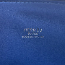 将图像加载到图库查看器中，HERMES Bolide 1923 Blue Tie Chevre Myzore Goatskin Size Mini

