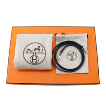将图像加载到图库查看器中，HERMES Bolide 1923 Blue Tie Chevre Myzore Goatskin Size Mini
