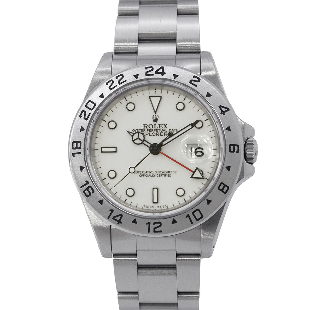 ROLEX Explorer II W40mm Stainless Steel White Dial16570