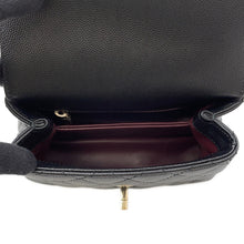 将图像加载到图库查看器中，CHANEL Coco Handle 2Way Shoulder Bag BlackAS2215 Caviar Leather Size XXS
