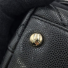 将图像加载到图库查看器中，CHANEL Coco Handle 2Way Shoulder Bag BlackAS2215 Caviar Leather Size XXS
