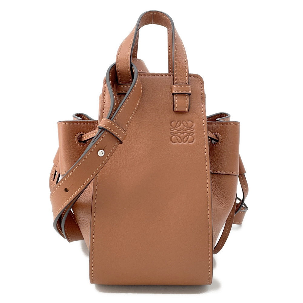 LOEWE hammock Tan314.30.V07 Leather Size Mini