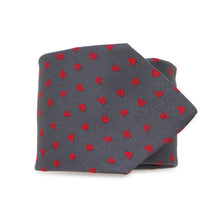 Load image into Gallery viewer, HERMES Dancing Heart Tie Grease/RougeH339317T Silk 100%
