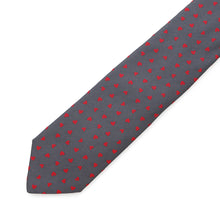 Load image into Gallery viewer, HERMES Dancing Heart Tie Grease/RougeH339317T Silk 100%
