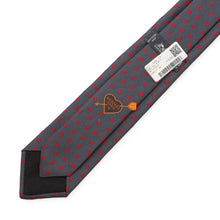 Load image into Gallery viewer, HERMES Dancing Heart Tie Grease/RougeH339317T Silk 100%
