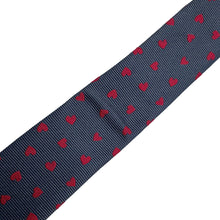 Load image into Gallery viewer, HERMES Dancing Heart Tie Grease/RougeH339317T Silk 100%
