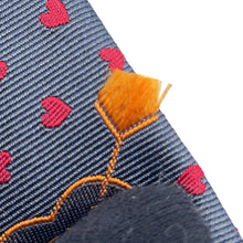 Load image into Gallery viewer, HERMES Dancing Heart Tie Grease/RougeH339317T Silk 100%
