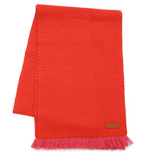 Load image into Gallery viewer, HERMES Stole Nid d&#39;Abeille muffler EcarlatH259146S 02 Cashmere 100%
