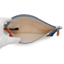 将图像加载到图库查看器中，HERMES Neoban Mayon Maran Marine/Brique/Aqua Cotton100% Size GM
