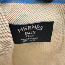 将图像加载到图库查看器中，HERMES Neoban Mayon Maran Marine/Brique/Aqua Cotton100% Size GM

