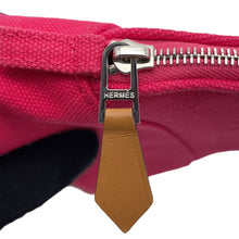 将图像加载到图库查看器中，HERMES Bolide Pouch Hibiscus Cotton Leather Size Mini mini
