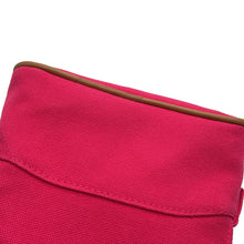 将图像加载到图库查看器中，HERMES Bolide Pouch Hibiscus Cotton Leather Size Mini mini
