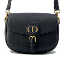 将图像加载到图库查看器中，Dior Bobby Shoulder Bag BlackM9319UBBN Grained CalfLeather Size Medium
