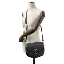 将图像加载到图库查看器中，Dior Bobby Shoulder Bag BlackM9319UBBN Grained CalfLeather Size Medium
