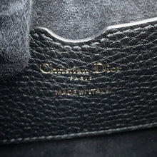 将图像加载到图库查看器中，Dior Bobby Shoulder Bag BlackM9319UBBN Grained CalfLeather Size Medium

