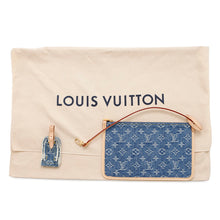 Load image into Gallery viewer, LOUIS VUITTON Carriol NM BlueM46855 Monogram Denim Size MM
