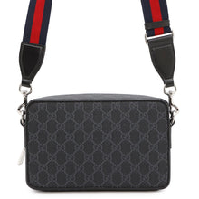 将图像加载到图库查看器中，GUCCI GG Supreme SmallShoulder Bag Black792456 GG SupremeCanvas
