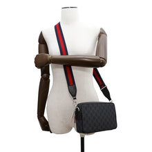 将图像加载到图库查看器中，GUCCI GG Supreme SmallShoulder Bag Black792456 GG SupremeCanvas
