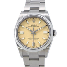 Load image into Gallery viewer, ROLEX ★Oyster Perpetual 36 W36mm Stainless Steel Beige Dial126000
