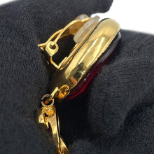 将图像加载到图库查看器中，CHANEL CC Logo Gripoa Earring BurgundyAB5091 Metal Resin
