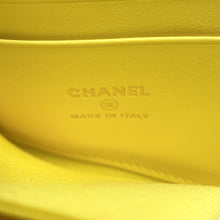Load image into Gallery viewer, CHANEL Matelasse L-shaped zipper compact wallet YellowAP3999 Caviar Leather
