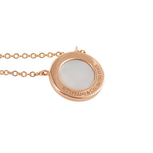 将图像加载到图库查看器中，TIFFANY&amp;Co. T Two Circle Pendant 18K Pink Gold
