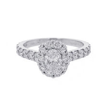 Load image into Gallery viewer, GRAFF Icon Oval Cut Ring Size Approximately#9RGR619 18K White Gold
