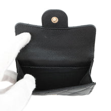 Load image into Gallery viewer, CHANEL Matelasse Classic Small Flap Wallet BlackAP0230 Caviar Leather
