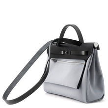Load image into Gallery viewer, HERMES Herbag zip Black/Green Pantan Toile Officier Vache Hunter Leather Size PM
