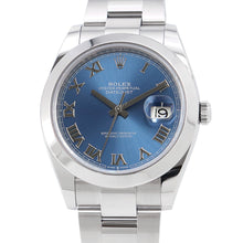 Load image into Gallery viewer, ROLEX Datejust W41mm Stainless Steel Azzurro Blue Dial126300
