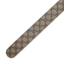 Load image into Gallery viewer, GUCCI GG Marmont Belt Size 85・34 Brown/White400593 PVC Leather
