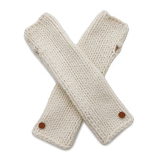 将图像加载到图库查看器中，HERMES Joplan Gloves Size TU White Wool 79% Silk14% Cashmere7%
