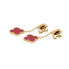 Load image into Gallery viewer, Van Cleef &amp; Arpels Magic Alhambra Earring 2 Motif Size magicVCARN5JR00 18K Yellow Gold
