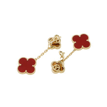 Load image into Gallery viewer, Van Cleef &amp; Arpels Magic Alhambra Earring 2 Motif Size magicVCARN5JR00 18K Yellow Gold
