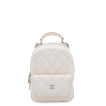将图像加载到图库查看器中，CHANEL Matelasse Backpack WhiteAP3753 Caviar Leather Size Mini
