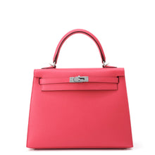 Load image into Gallery viewer, HERMES Kelly Sellier Rose Extreme Epsom Size 25
