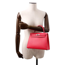 Load image into Gallery viewer, HERMES Kelly Sellier Rose Extreme Epsom Size 25
